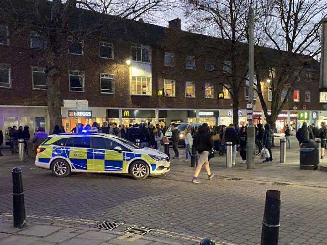 Disturbances outside McDonald's and Greggs on St George's Street, Canterbury, have been a regular occurrence in the past.