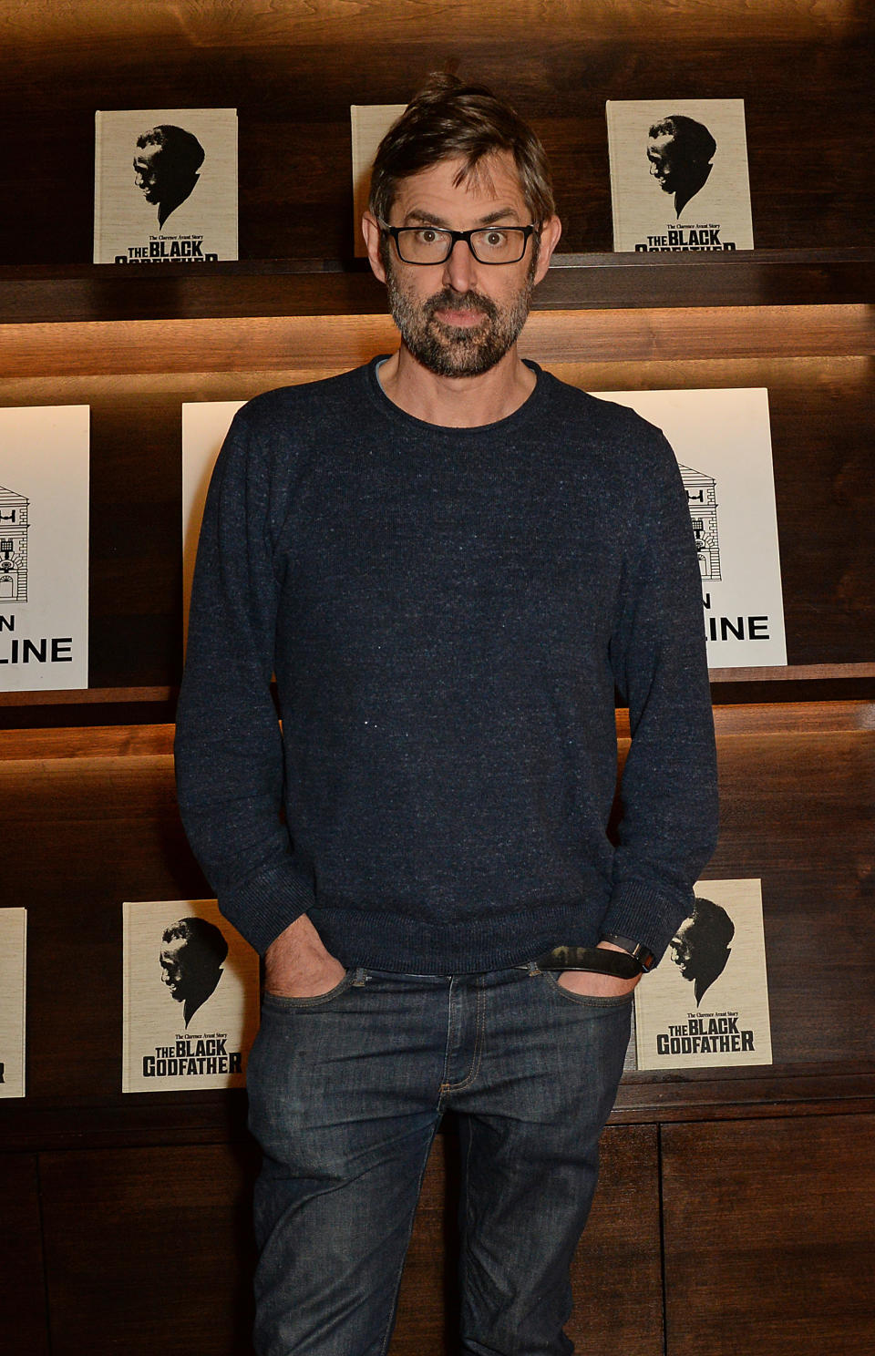 Stock image of Louis Theroux with a fuller beard.  (Getty Images)